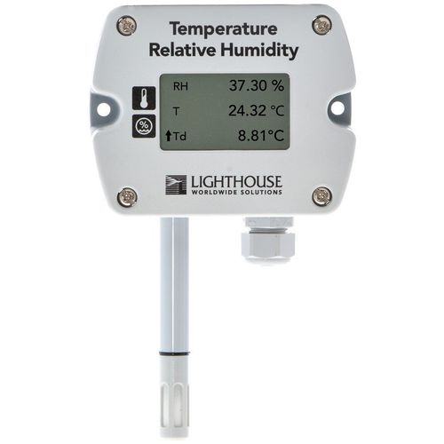 Sensore di temperatura - Remote TRH-02-15 - Lighthouse Worldwide Solutions - di pressione / di umidità / da laboratorio