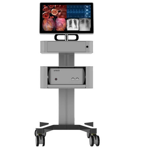 Carrello per telemedicina mobile - Cizgi Teknoloji - con cassetti