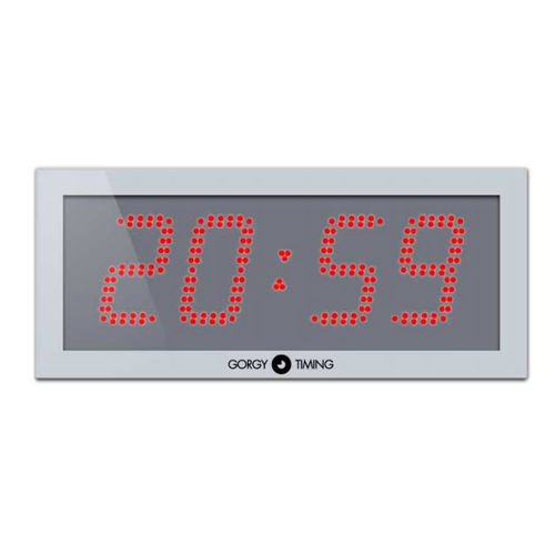 Orologio digitale - LEDI® 12 outdoor - Gorgy Timing SAS - per struttura sanitaria / di sincronizzazione