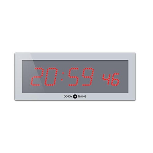 Orologio digitale - LEDI® 15S outdoor double face - Gorgy Timing SAS - per struttura sanitaria / di sincronizzazione