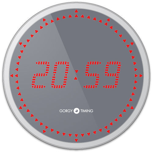 Orologio digitale - LEDI® 12.60 outdoor double face - Gorgy Timing SAS - per struttura sanitaria