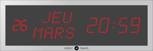 Orologio digitale - LEDICA® ALPHA REVERSO 7M - Gorgy Timing SAS - per struttura sanitaria