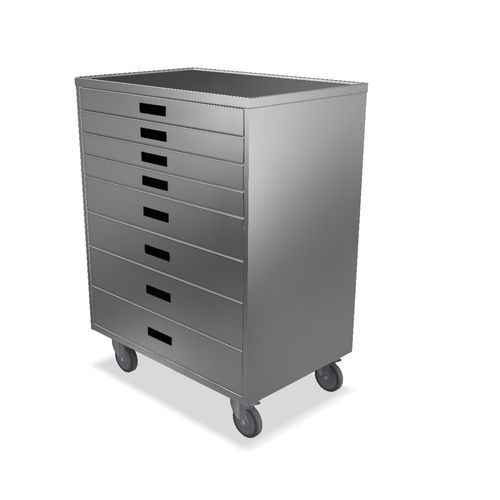 Carrello medico - CT0710 - Palbam Class - per strumenti / di stoccaggio / in acciaio inossidabile