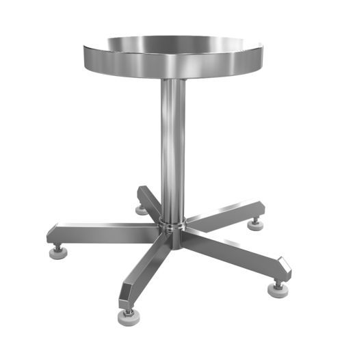 Sgabello per camera bianca - SST-STOOL-CA - Palbam Class - ad altezza regolabile / girevole / con rotelle