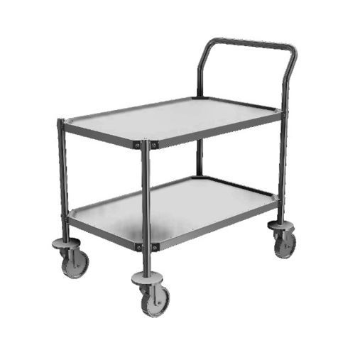 Carrello medico - UC-85-3 - Palbam Class - in acciaio inossidabile / con ripiano