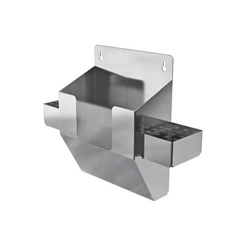 Supporto Per Bottiglie SodaStream In Acciaio Inox – 4 Posti – Per Bottiglie Crystal, Emil E Simili – Con Spazzola Inclusa - 4