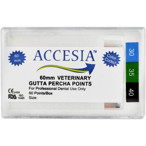 Punta in guttaperca per odontoiatria veterinaria - 06-04-002 - Accesia