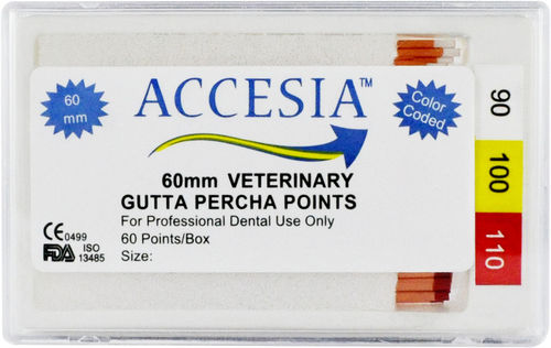 Punta in guttaperca per odontoiatria veterinaria - 06-04-005 - Accesia