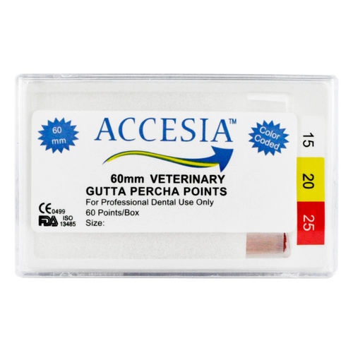 Punta in guttaperca per odontoiatria veterinaria - 06-04-001 - Accesia