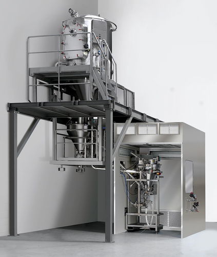Sistema di micronizzazione a getto d'aria - MC DecJet® 400  - Dec Group - per la produzione / per l'industria farmaceutica / con ambiente confinato