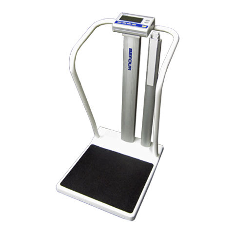 Bilancia pesapersone elettronica - MX810 - Befour, Inc - mobile / a colonna / con display LED