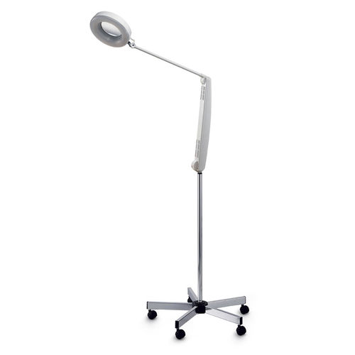Lampada medicina estetica - 406 - artecno - a lampada fluorescente / con rotelle / con lente d'ingrandimento