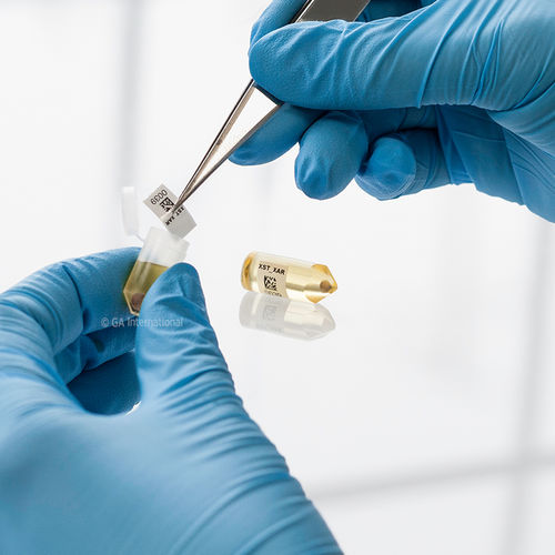 Etichetta resistente ai prodotti chimici - ResiTAG™ - GA International - per vetrini per microscopio / resistente ai solventi / autoclavabile
