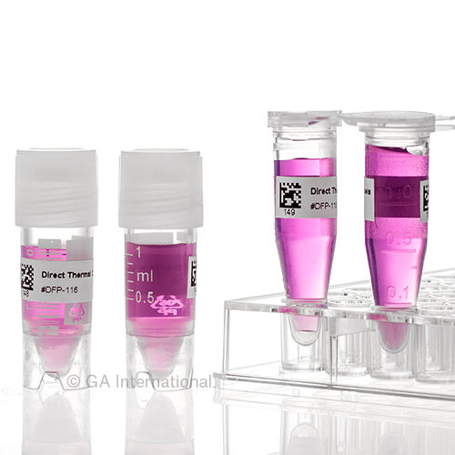 Etichetta per tubi - Cryo-DirectTAG™ - GA International - per contenitori criogenici / per surgelati / criogenica