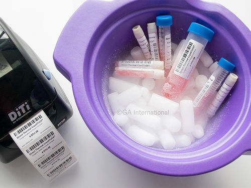 Etichetta per tubi - Direct Thermal CryoSTUCK® - GA International - criogenica