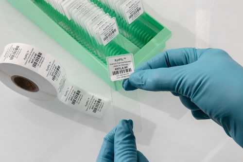 Rotolo di etichette per vetrini per microscopio - XyliFIL™ - GA International - resistente ai prodotti chimici / resistente ai solventi / resistente all'alcol