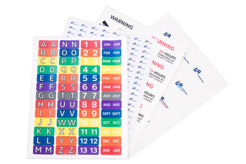 Etichetta per tubi - Laser & Inkjet Labels - GA International - per pipette / amovibile