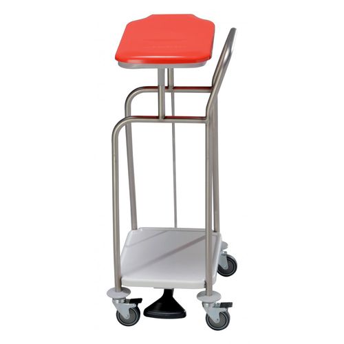 Carrello portabiancheria per sacchi sporchi - AXLBC1CP/H - MECHIN - da trasporto / 1 sacco / 2 sacchi