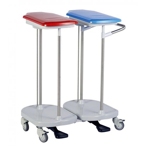 Carrello portabiancheria per sacchi sporchi - LBC2CPNM - MECHIN
