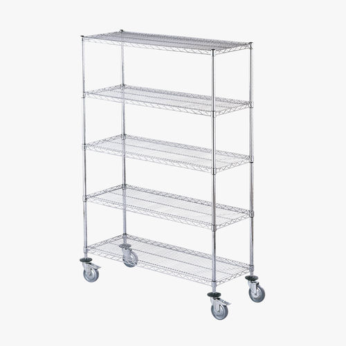 Carrello in acciaio inossidabile - DI0080 - MECHIN - 5 ripiani / mobile