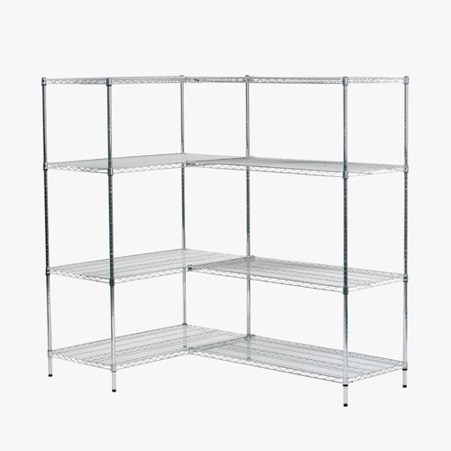 Scaffalatura modulare - DI0014IN - MECHIN - con struttura aperta / in acciaio inossidabile