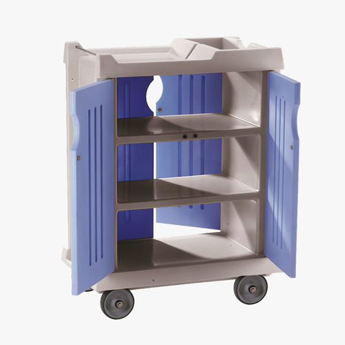 Carrello per cambio - SR089500 - MECHIN - in polietilene / 3 ripiani / con porta