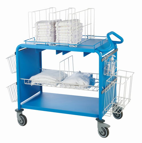 Carrello medico - NUR1 series - MECHIN - per cambio / per trattamenti / con piano di appoggio