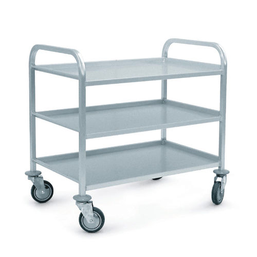 Carrello per trattamenti - 177LL3 - MECHIN - in alluminio anodizzato / 3 ripiani / 3 vassoi