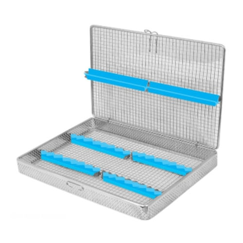 Cassetta di sterilizzazione per strumenti - 18-98-10x series - Lorien Industries - in acciaio inossidabile