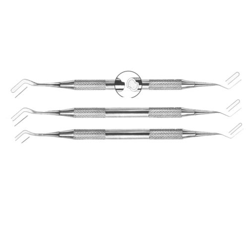 Spatola per composito dentale - 15-71-001,15-71-002,15-71-003 - Lorien Industries - doppia / di Heidemann