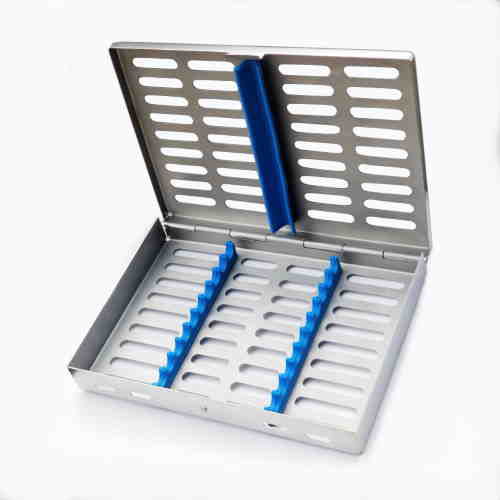 Cassetta di sterilizzazione per strumenti odontoiatrici - 18-98-06x series - Lorien Industries - in acciaio inossidabile