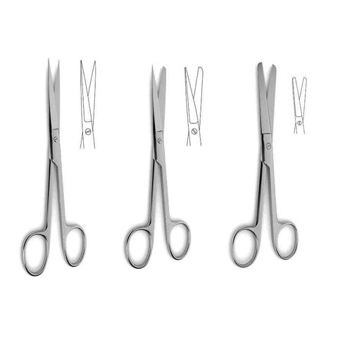 Forbici di dissezione - 02-306X/02-307X/02-308X/02-309X series - Lorien Industries - per chirurgia / di emergenza / per macroscopia