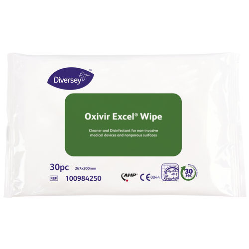 Salvietta detergente per pavimenti e altre superfici - OXIVIR EXCEL WIPES - DIVERSEY - 30 pezzi