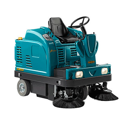 Spazzatrice per strutture sanitarie - Xtrema - Eureka - Floor Cleaning Machines - uomo a bordo