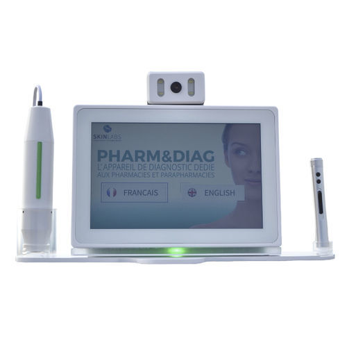 Sistema di valutazione della pigmentazione cutanea - PHARM&DIAG - SkinLabs France - elasticità della pelle / topografia del rilievo cutaneo