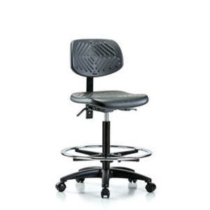Sedia con rotelle - LRC44832 - LABRepCo - pneumatica / ad altezza regolabile / ergonomica