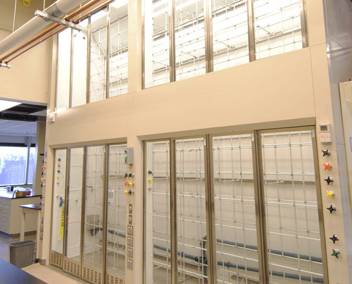 Cappa da laboratorio - Mott Manufacturing - in acciaio inossidabile / su misura