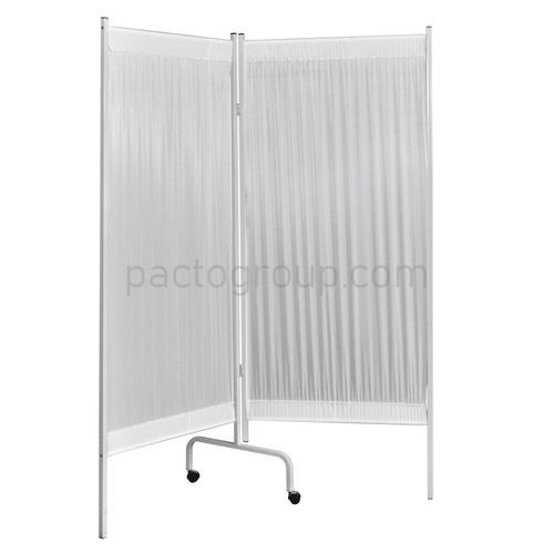 Paravento medicale pieghevole - SHP -2 - Pacto Trade Industrial Group - mobile / 2 pannelli / con tendina