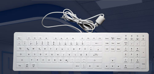 Tastiera medicale con touchpad - SK10801 - Bastron - calcolatore / in silicone / USB
