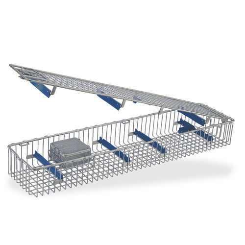 Cestello di sterilizzazione per endoscopio - CIL 011 001 001 - Chaplet International - in acciaio inossidabile / con griglia