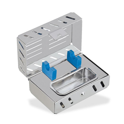 Cassetta di sterilizzazione per strumenti odontoiatrici - CIL 024 006 001 - Chaplet International - in acciaio inossidabile / perforata