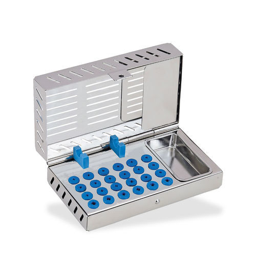 Zarges Box Vassoio Portacassette Per Sterilizzazione Autoclave Dentale - In Acciaio Chirurgico, Per 10 Strumenti Vassoio Sterilizzazione 10 Posti - Foto 9