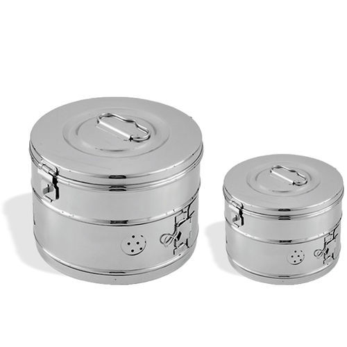 Cestello rotondo di sterilizzazione per medicazione - CIL-044 001 001 - Chaplet International - per strumenti chirurgici / in acciaio inossidabile