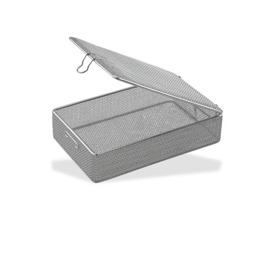 Cestello di sterilizzazione con griglia - CIL-004 001 001 - Chaplet International - per strumenti / perforato