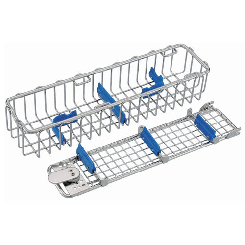 Cestello di sterilizzazione per endoscopio - CIL 011 002 002 - Chaplet International - in acciaio inossidabile / con griglia