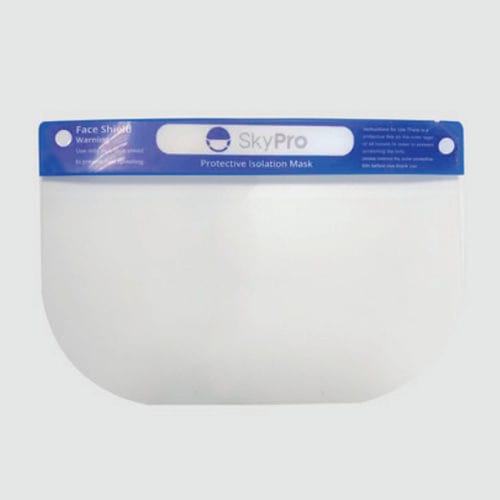 Schermo facciale in polietilene - Spro Medical Supplies - a pieno facciale / per adulti / pediatrico