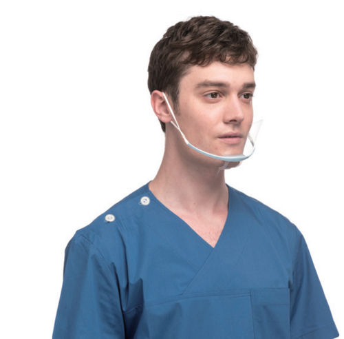 Mascherina di protezione in polietilene - Spro Medical Supplies - semimaschera / trasparente