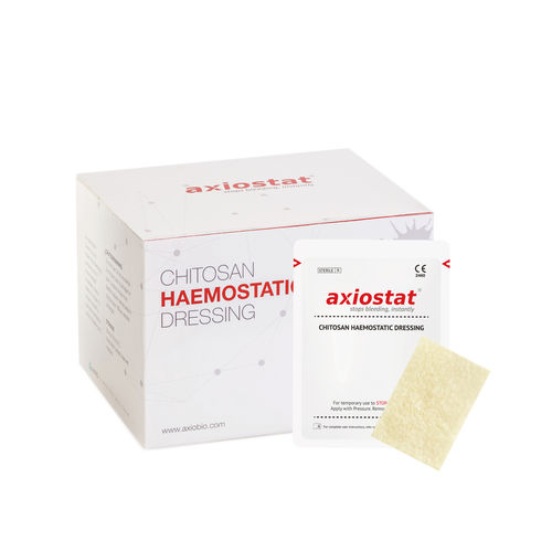 Agente emostatico pad - Axiostat® M85 - Axio Biosolutions - per chirurgia delle piaghe
