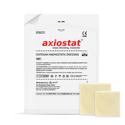 Agente emostatico pad - Axiostat® V35 - Axio Biosolutions - per chirurgia cardiovascolare