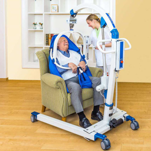 Sollevapersone elettrico - CARLO Alu, Comfort EP 230 - BEKA Hospitec - con rotelle / bariatrico / elevatrice